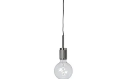 Sladdställ Med Sockel < Cottex Rille Pendelupphäng E27 3,5m Krom