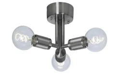 Hall & Trappa|Plafonder-Cottex Rille Plafond 3L 28cm Borstad Krom