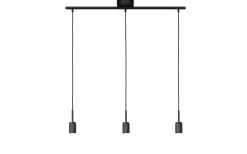 Kök & Matplats|Avlånga Taklampor < Cottex Rille Taklampa 3L 85cm Svart