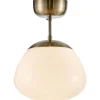 Plafonder-Markslojd Rise Plafond 25cm Vit/Antikmässing