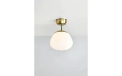 Plafonder-Markslojd Rise Plafond 25cm Vit/Antikmässing