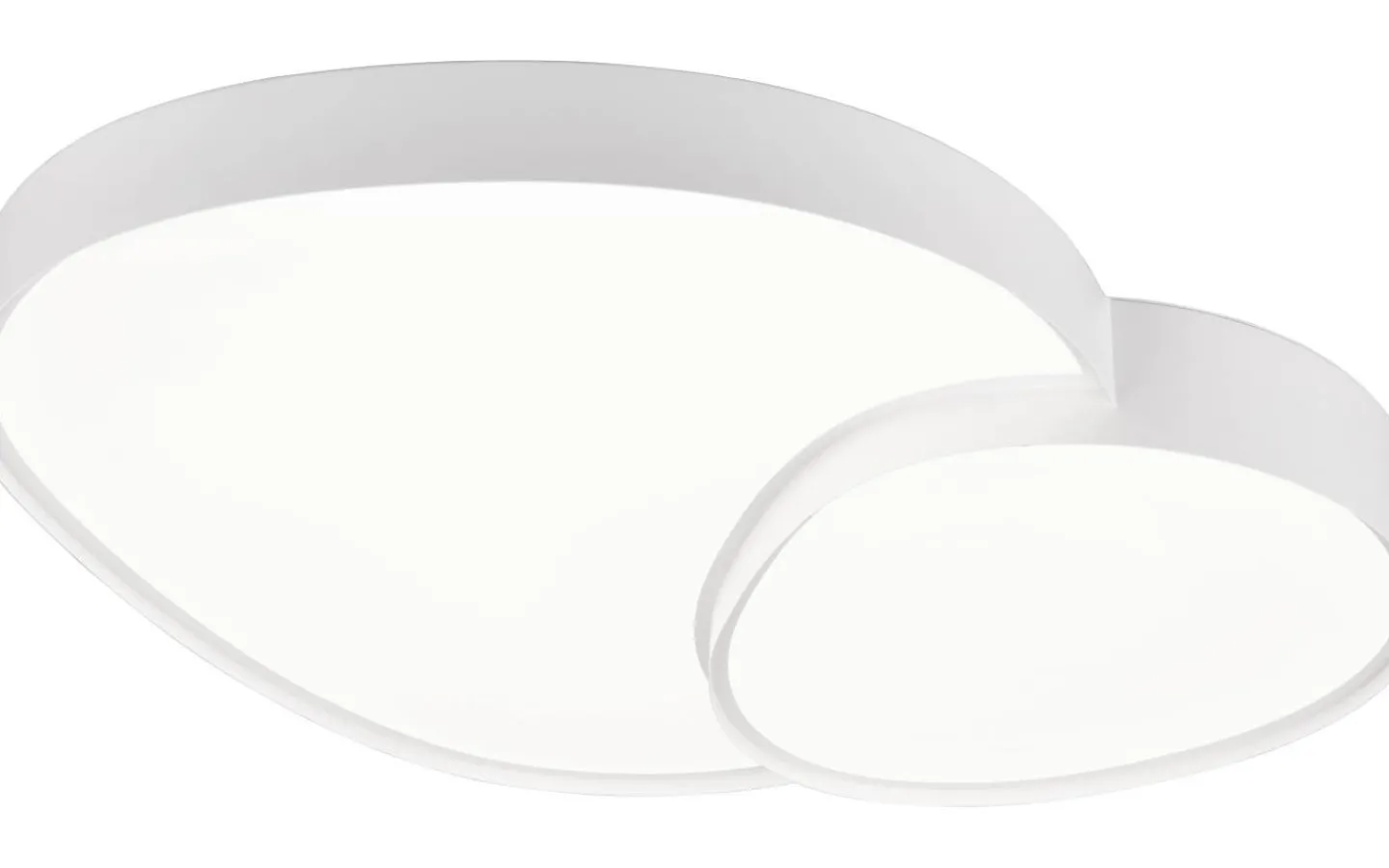 Plafonder-Trio Lighting Rise Plafond LED 77cm mattvit