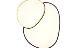 Plafonder-Trio Lighting Rise Plafond LED 77cm svart-guld