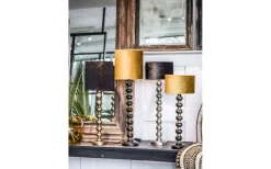 Lampfötter < Hallbergs Ritz Lampfot 64 cm Antik Mässing