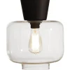 Hall & Trappa|Plafonder < Globen Lighting Ritz Plafond 25cm E27 Klar/Svart