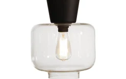 Hall & Trappa|Plafonder < Globen Lighting Ritz Plafond 25cm E27 Klar/Svart