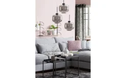 Kök & Matplats|Hall & Trappa < Globen Lighting Ritz Taklampa 25cm E27 Rök