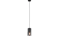 Fönsterlampor-Trio Lighting Robin Fönsterlampa 10cm E27 matt svart/rökfärgad
