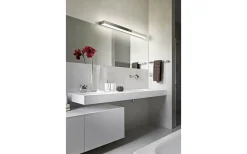 Badrumslampor Vägg < Trio Lighting Rocco H2O Vägglampa LED 90cm krom IP44