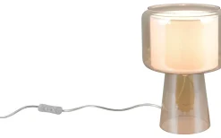 Bordslampor < Trio Lighting Rocka Bordslampa E14 bärnsten