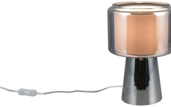 Bordslampor-Trio Lighting Rocka Bordslampa E14 förkromad