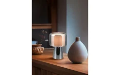 Bordslampor-Trio Lighting Rocka Bordslampa E14 förkromad