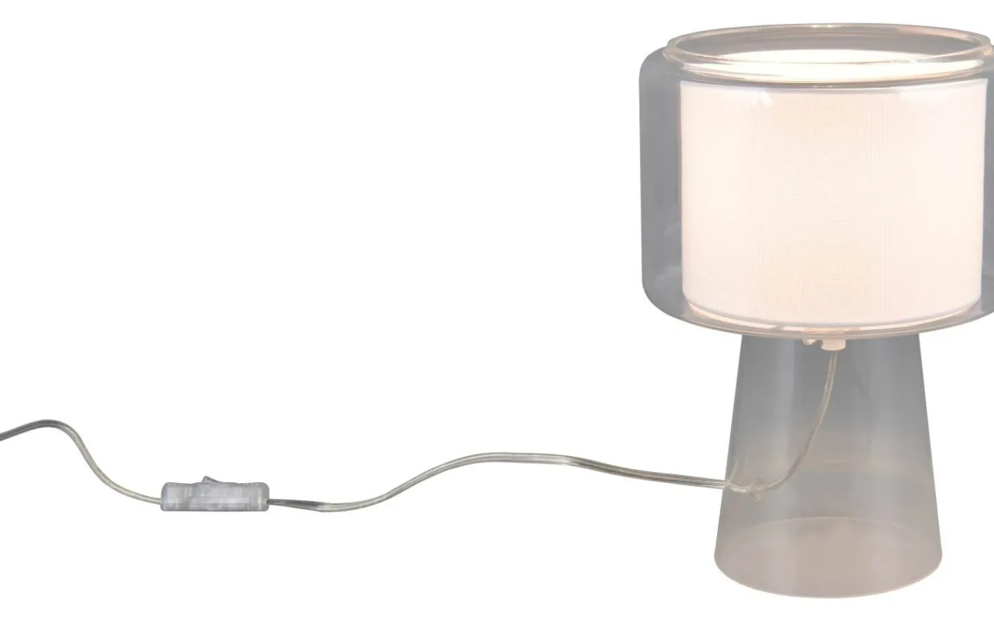 Bordslampor < Trio Lighting Rocka Bordslampa E14 transparent