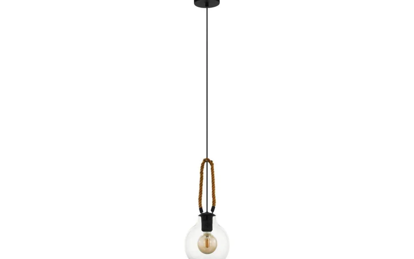 Fönsterlampor-Eglo Roding Fönsterlampa 18cm Svart