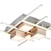 Plafonder < Trio Lighting Roger Plafond LED i borstat stål