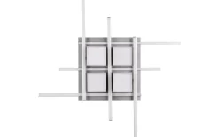 Plafonder < Trio Lighting Roger Plafond LED i borstat stål