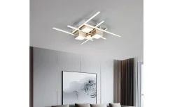 Plafonder-Trio Lighting Roger Plafond LED kaffebrun