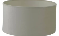 Cylinder Lampskärmar-Hallbergs Roma Cylinder Lampskärm Sammet Ø35cm Offwhite
