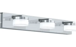 Badrumslampor Vägg-Eglo Romendo 1 Spegelbelysning 45cm LED 3000K 3x7,2W Krom IP44