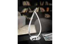 Bordslampor-Eglo Roncade Bordslampa 34cm LED 3000K 14W Krom
