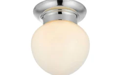 Badrumslampor Tak < Markslojd Ronda Plafond 19cm Vit/Krom IP44
