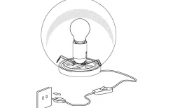 Bordslampor < Eglo Rondo Bordslampa 20cm Opal