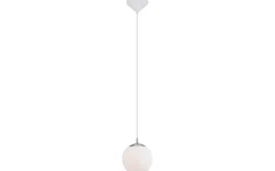 Fönsterlampor-Eglo Rondo Fönsterlampa 20cm Borstad Stål/Vit