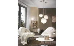 Fönsterlampor-Eglo Rondo Fönsterlampa 20cm Nickel/Opal