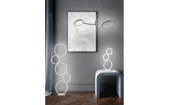 Golvlampor < Trio Lighting Rondo Golvlampa LED matt vit