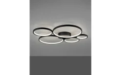 Plafonder-Trio Lighting Rondo Plafond LED 5-delad mattsvart