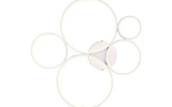 Plafonder < Trio Lighting Rondo Plafond LED 5-delad mattvit