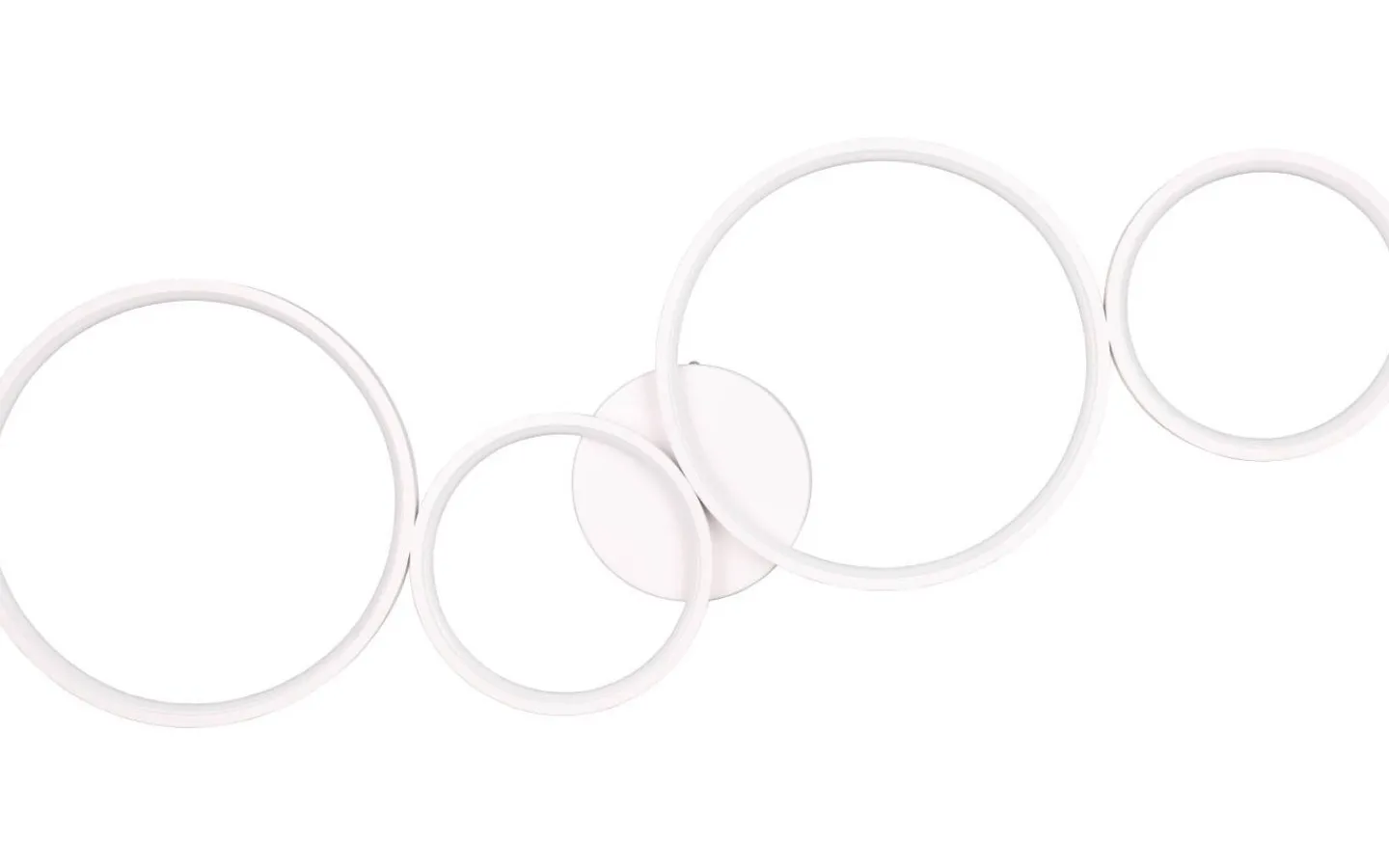 Plafonder < Trio Lighting Rondo Plafond LED 4-delad mattvit