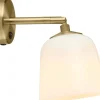 Läslampor-Halo Design Room 49 Vägglampa Opal/Antikmässing