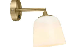 Läslampor-Halo Design Room 49 Vägglampa Opal/Antikmässing