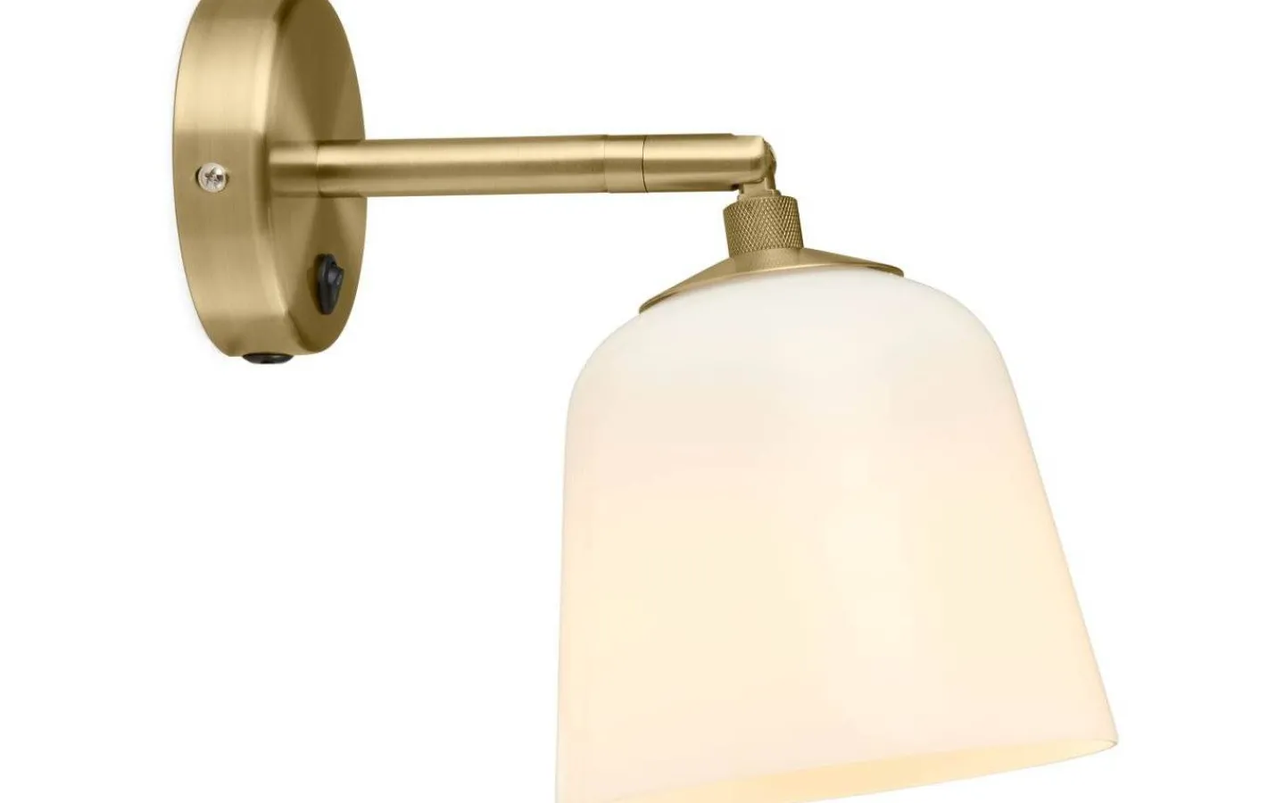Läslampor-Halo Design Room 49 Vägglampa Opal/Antikmässing