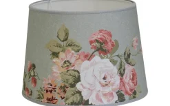 Mönstrade Lampskärmar-Hallbergs Rosemore Lampskärm Ø24cm Softgrön Laura Ashley
