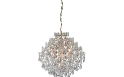 Kristallkronor-Markslojd Rosendal Kristallkrona Guld 53cm 6xE14