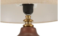 Bordslampor-Mauro Ferretti Rosenthal Bordslampa 65cm Brun