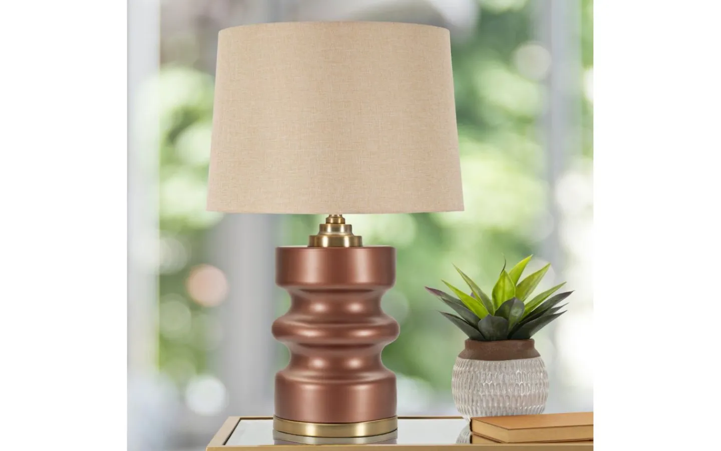 Bordslampor < Mauro Ferretti Rosenthal Bordslampa 56,5cm Brun