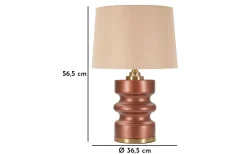 Bordslampor < Mauro Ferretti Rosenthal Bordslampa 56,5cm Brun