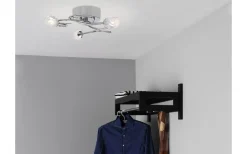 Plafonder < Cottex Rose Plafond 3L 51cm Krom/Frost
