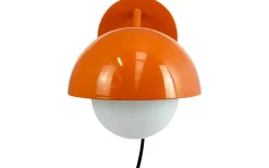 Läslampor < Dyberg Larsen Rose Vägglampa Orange