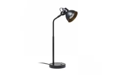 Sovrum|Skrivbordslampor-Rendl Rosita Bordslampa 45cm Svart/Guld GU10