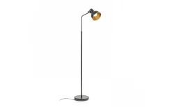 Golvläslampor < Rendl Rosita Golvlampa 145cm Svart/Guld E27