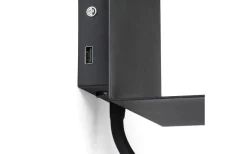 Sovrum|Läslampor < Rendl Rostam Vägglampa med USB 2x3W 3000K Svart
