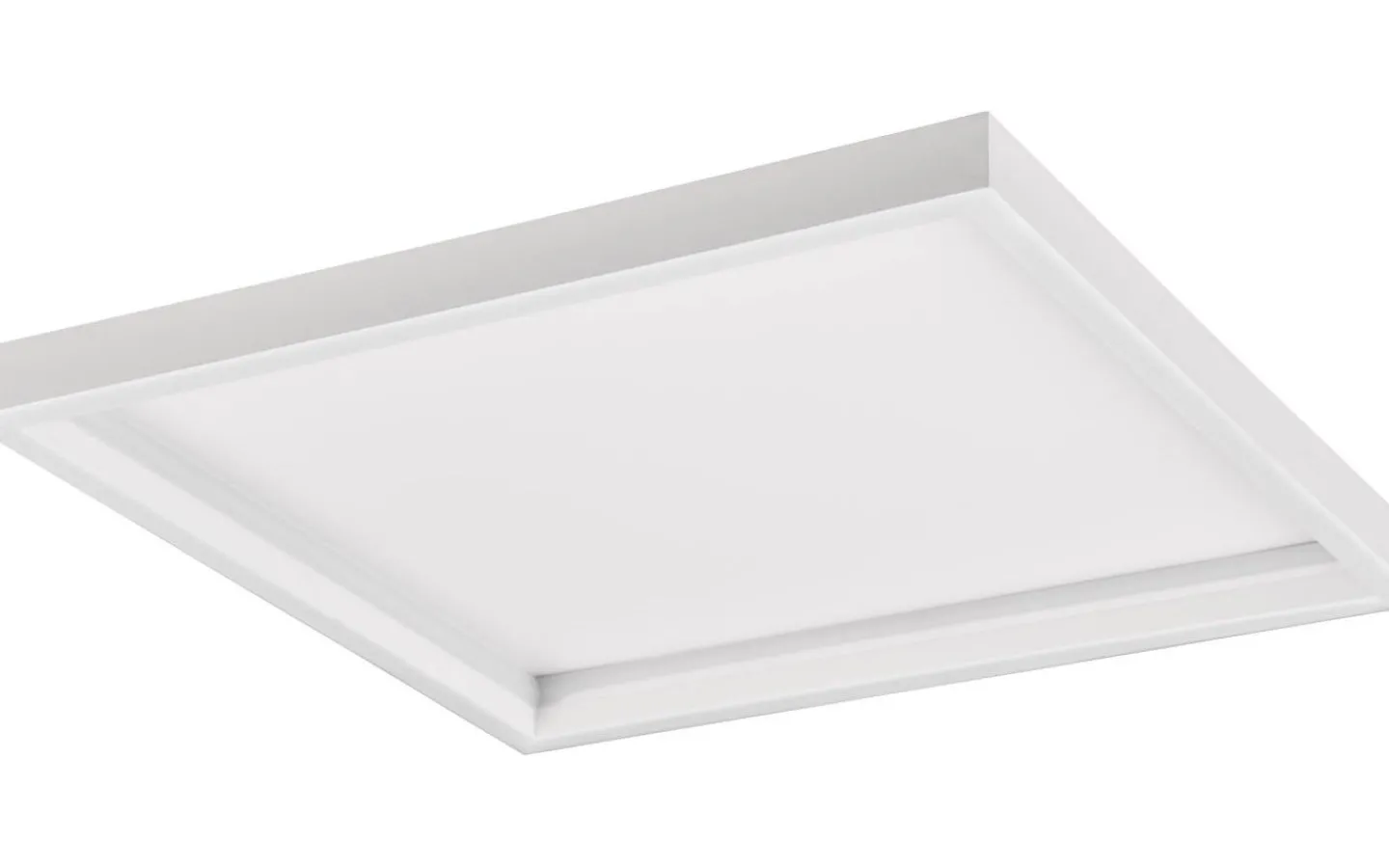 Plafonder-Reality Rotonda Plafond LED fyrkantig matt vit