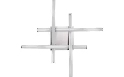 Plafonder-Reality Route Plafond LED 4-delad borstad stål 4000K