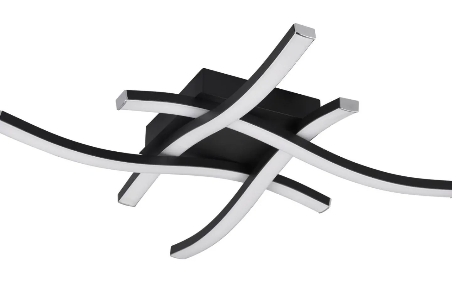 Plafonder < Reality Route Plafond LED 4-delad mattsvart 4000K