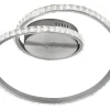 Plafonder-Reality Rubin Plafond LED i borstad aluminium RGB
