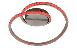 Plafonder-Reality Rubin Plafond LED i borstad aluminium RGB